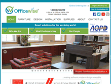 Tablet Screenshot of officewiseco.com